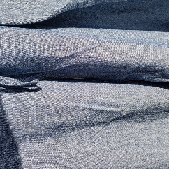 Old Navy High Rise Wide Leg Chambray Blue Pants - Size XXL - Picture 4 of 8